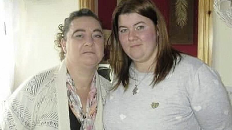 Lisa Gemmell with her mother Easther McCook 