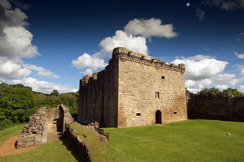 Craignethan Castle's cellar tunnel was shut at around midday on Thursday (Historic Environment Scotland/PA)