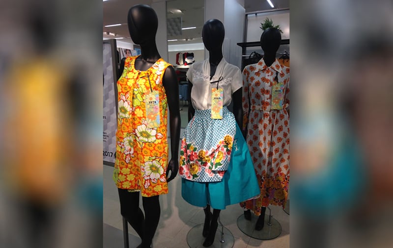 &nbsp;Outfits sold in M&amp;S in the 1950s and 1970s