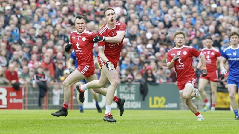 Tyrone and Monaghan face each other in the Ulster Senior Football Championship quarter final in May &ndash; they take to the field again tomorrow Picture: Margaret McLaughlin 