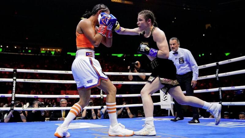 &#39;I have watched and rewatched her fight from last weekend and am in awe. The mental and physical strength, the tenacity, the resilience and her graciousness in victory are just beyond admirable&#39; Picture: Frank Franklin II/AP 