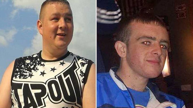 Barney McGinley (left) and Dermot Murphy-Boyle died in Wednesday morning's accident&nbsp;