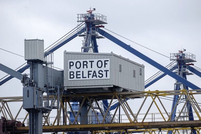 Drugs were seized close to Belfast Harbour port 