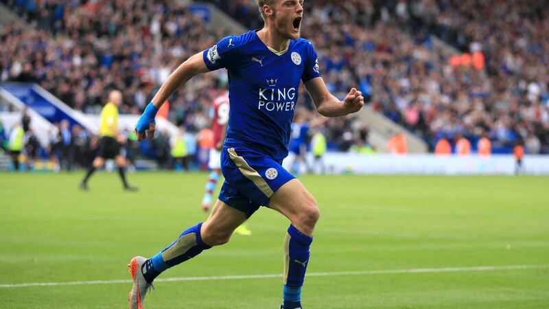 Jamie Vardy has scored in 10 games in-a-row in the Premier League &nbsp;