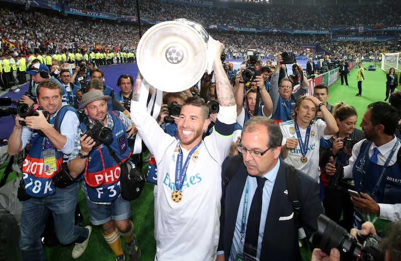 Serio Ramos won the Champions League four times at Real Madrid