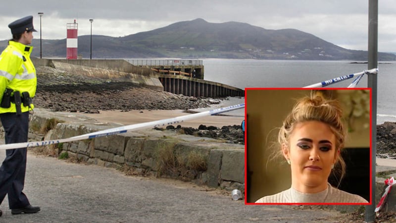 &nbsp;Stephanie Knox and the scene of the tragedy in Buncrana