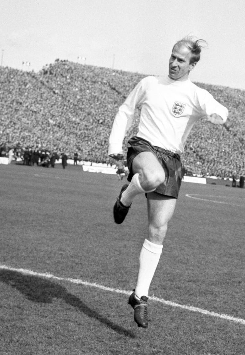 Sir Bobby Charlton scored 49 goals in 106 games for England