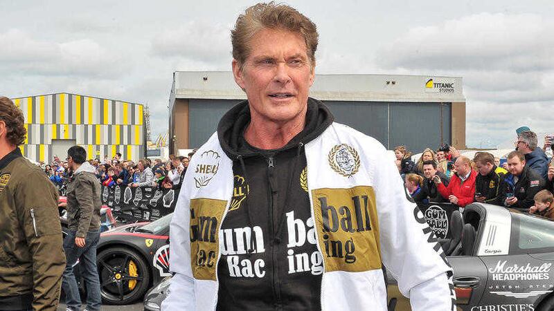 David Hasselhoff&#39;s fiancee says he&#39;s not to sing at their wedding. Picture by Justin Kernoghan 