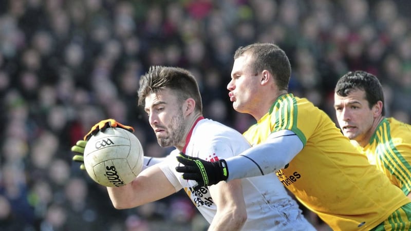 Tiarnan McCann broke a finger early in Tyrone&#39;s All-Ireland semi-final clash against Dublin 