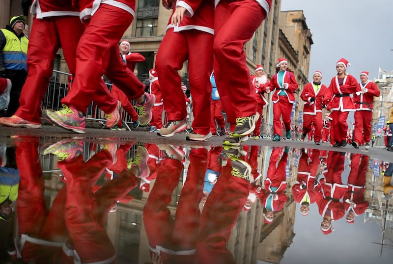 Glasgow’s Santa Dash