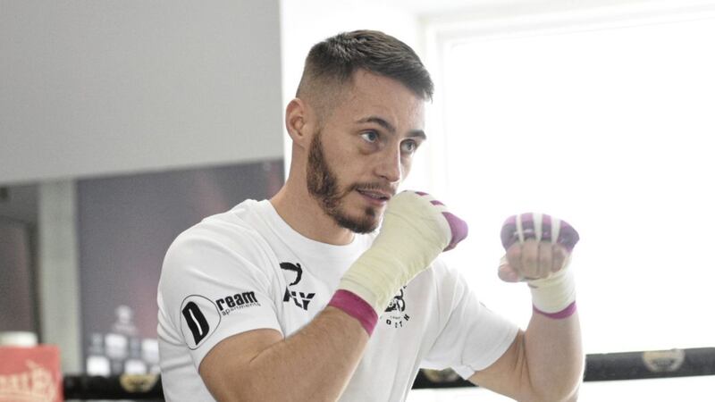Ryan Burnett has been sparring fellow Belfast fighter Michael Conlan in the build-up to tomorrow night&#39;s World Boxing Super Series fight with Nonito Donaire. Picture by Jennifer Charlton 