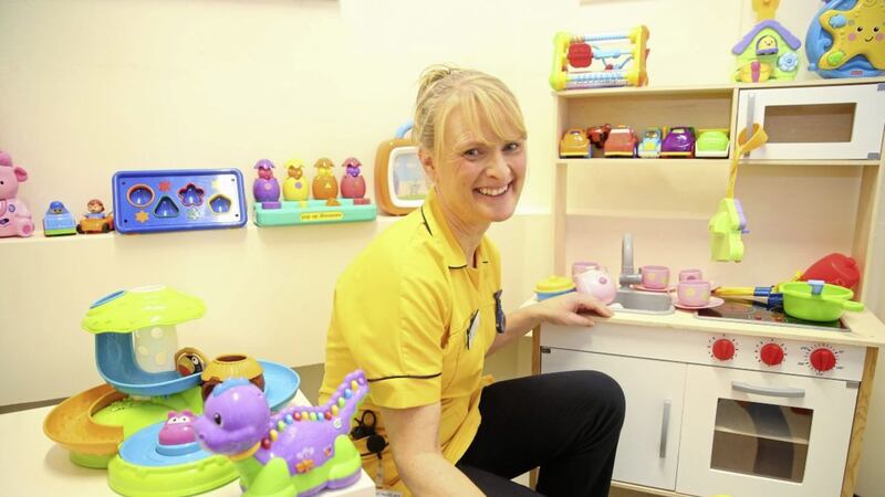 Gillian Knox, hospital play specialist at the Royal Belfast Hospital for Sick Children Picture: Mal McCann 