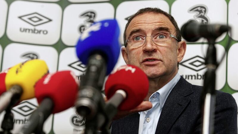 Former Republic of Ireland manager Martin O&#39;Neill during a press conference at Carlton Hotel Blanchardstown. O&#39;Neill has just released his autobiography 