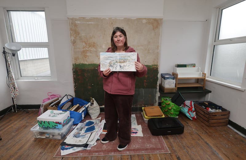 The  new boom art studios on High Street in Bangor.
PICTURE: COLM LENAGHAN