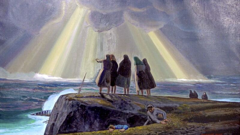 Shipwreck, Coast of Ireland, painted by Rockwell Kent during his time spent in Donegal Picture courtesy of Plattsburgh State Art Museum 