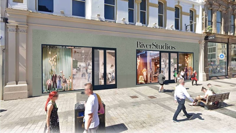 An image produced by River Island showing how its new Donegall Place concept store could look.