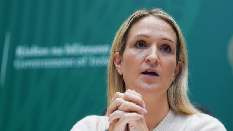Minister for Justice Helen McEntee was the subject of a motion of confidence (Brian Lawless/PA)
