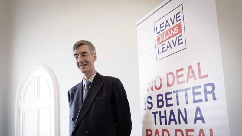 The enthusiasm of figures such as Conservative MP Jacob Rees-Mogg for a no deal Brexit is one of the factors making a border poll more likely 
