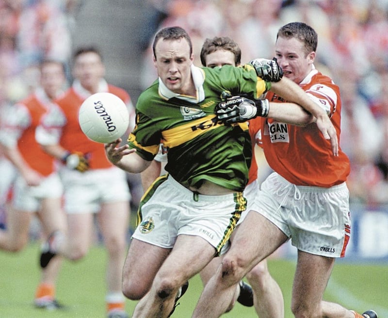In the drawn All-Ireland semi-final in 2000, Andrew McCann&#39;s late goal helped drag the Orchard back into the game when Kerry looked in control. Picture by Hugh Russell 