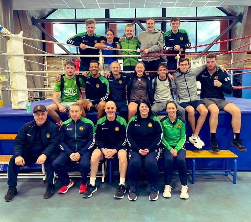 The Irish team had a training camp in Assisi ahead of the World qualifier