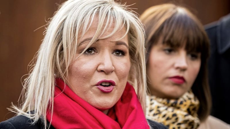 Michelle O&#39;Neill said the &#39;electoral commission&#39; arranged for two Sinn F&eacute;in MPs to travel to Venezuela. Picture by Liam McBurney/PA Wire 