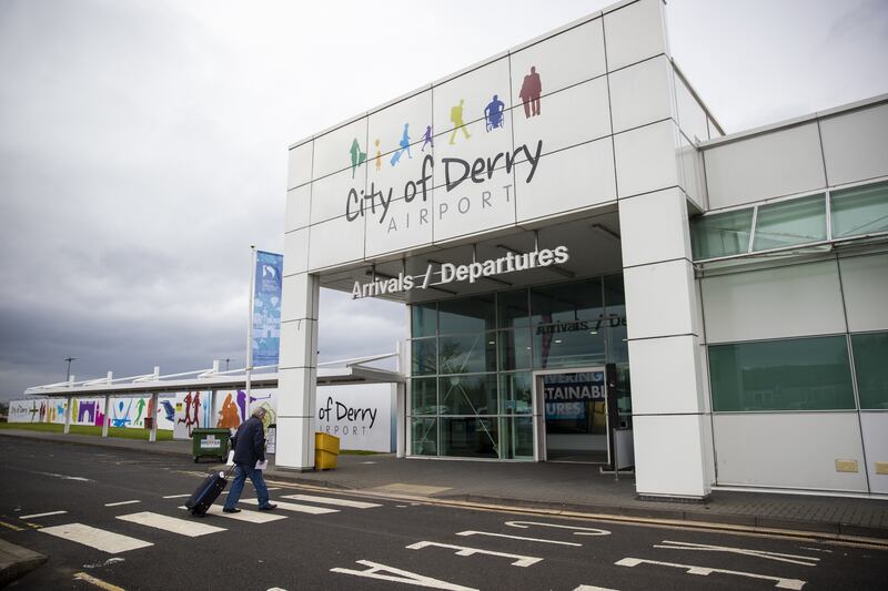 Economy Minister Conor Murphy made the announcement at City of Derry Airport