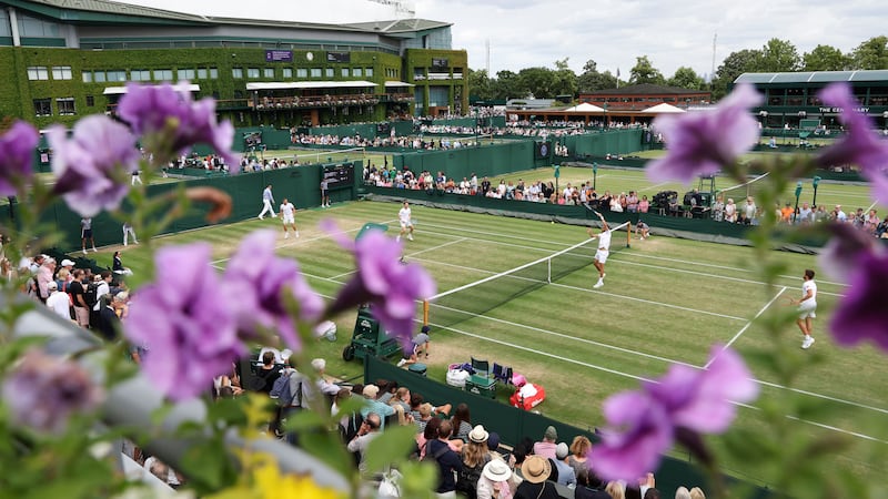 Tennis greats have returned to Wimbledon for invitation doubles on Tuesday (Bradley Collyer/PA)