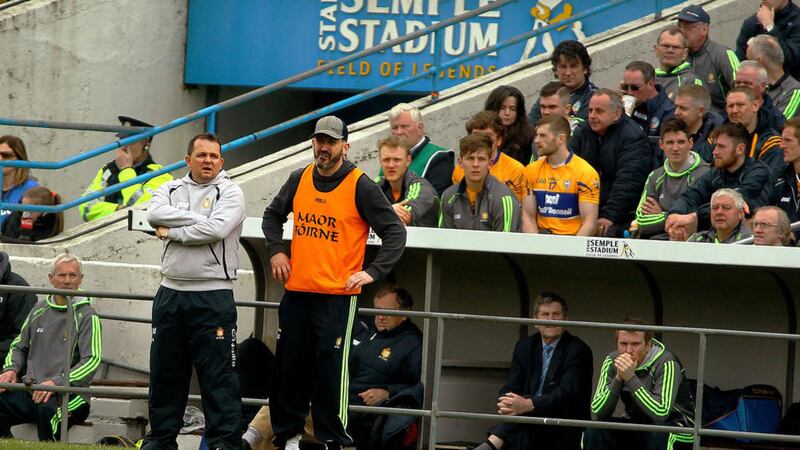 Davy Fitzgerald is reported to be on the verge of stepping down as Clare manager <br />Picture by S&eacute;amus Loughran