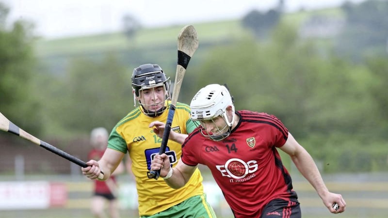 Eoghan Sands was among the goal scorers for Down in their win over Meath at Ballycran on Sunday Picture by Margaret McLaughlin 