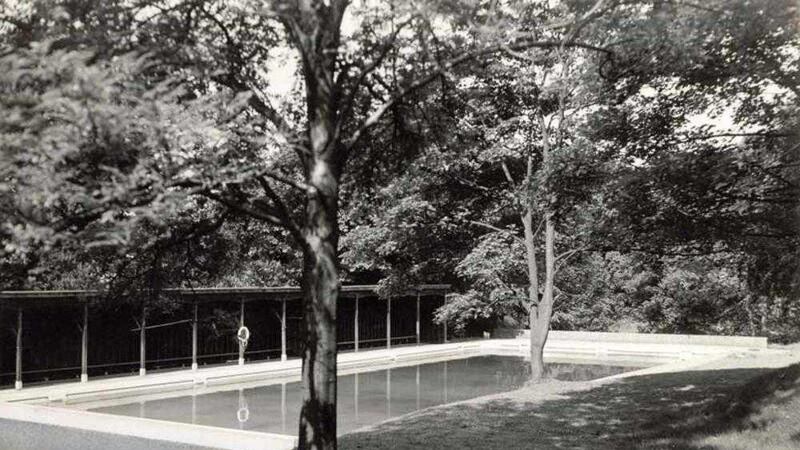 How it looked in days gone by - the Ormiston House pool 