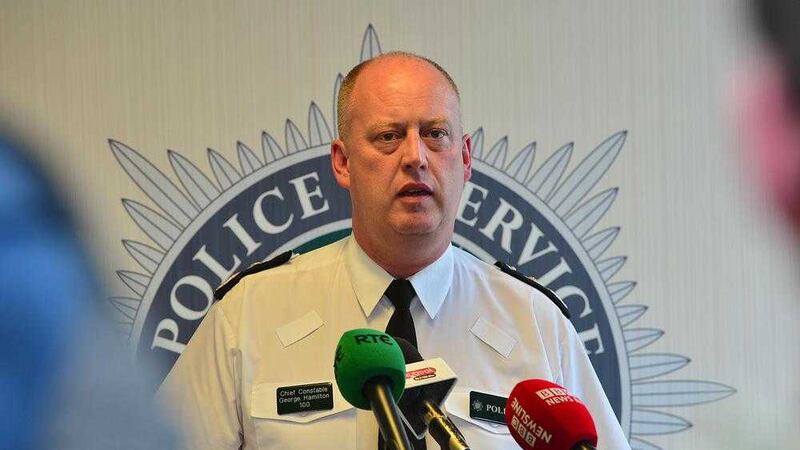 PSNI chief constable George Hamilton was branded 'out of touch' following a remark on social media