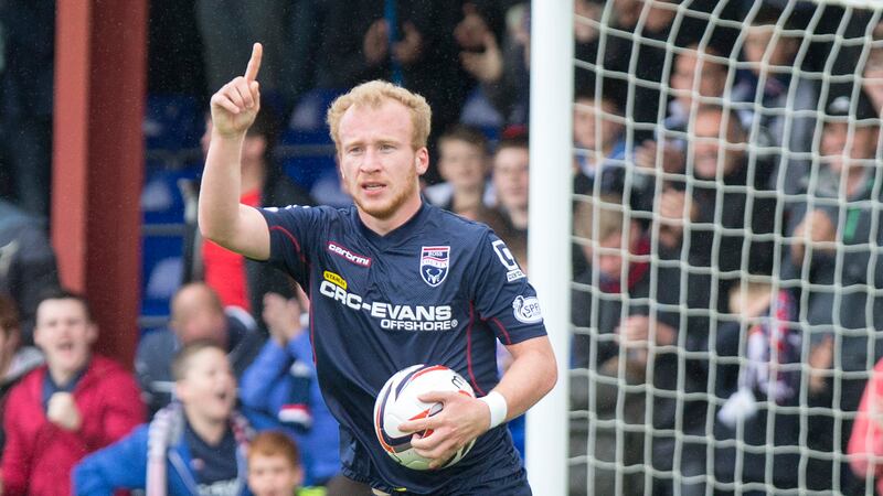 Ross County striker Liam Boyce has netted four times in his last three starts for the Scottish club &nbsp;