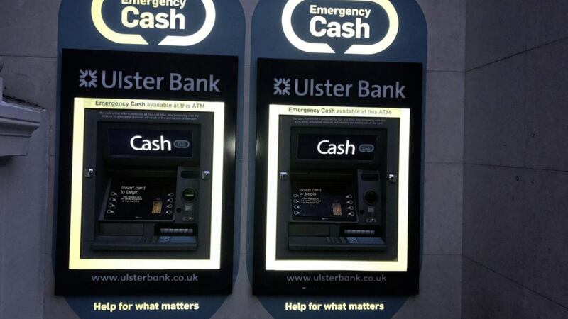 Ulster Bank is making a number of its busiest ATMs in Belfast city centre glow in the dark for the remainder of the festive period 