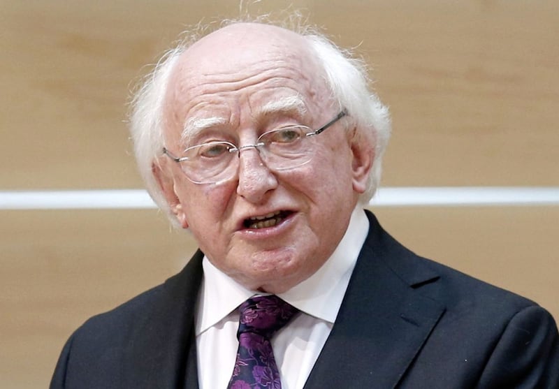 President Michael D Higgins is to attend the funeral of Dr Ian Adamson. Picture by Jane Barlow, Press Association 