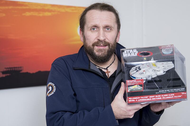 Co Donegal scaffolder's 'shivers' seeing Millennium Falcon he built in Star Wars: The Last Jedi