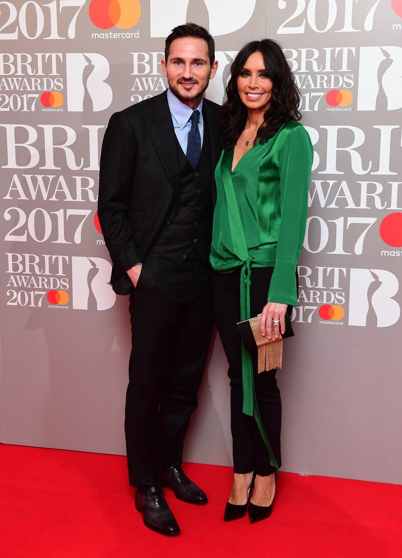 The couple at the Brit Awards earlier this year