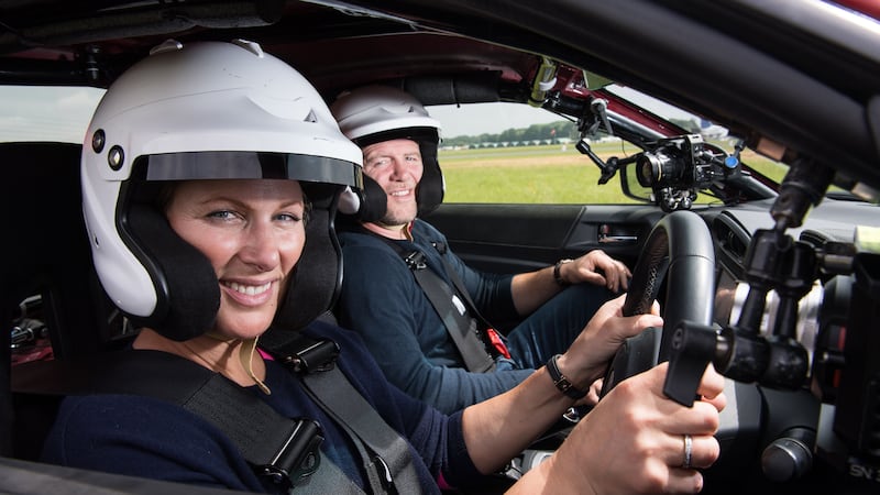 The Queen’s granddaughter and her husband take part in two challenges in Sunday’s episode of the motoring show.