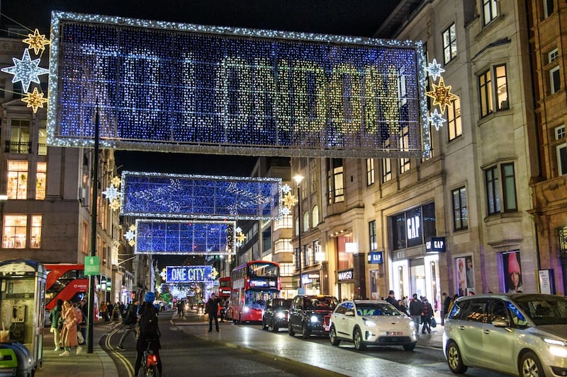 Oxford Street's Christmas lights