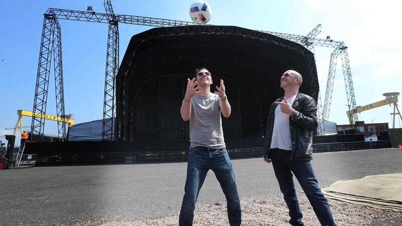 Alan Simms and David O'Reilly highlight the new venue for Belsonic