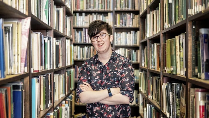 Lyra McKee was shot dead in Derry in April during rioting 