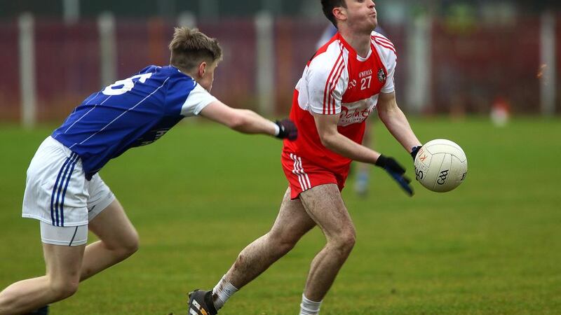 Paddy Quigg is Kilrea's sharp-shooter &nbsp;