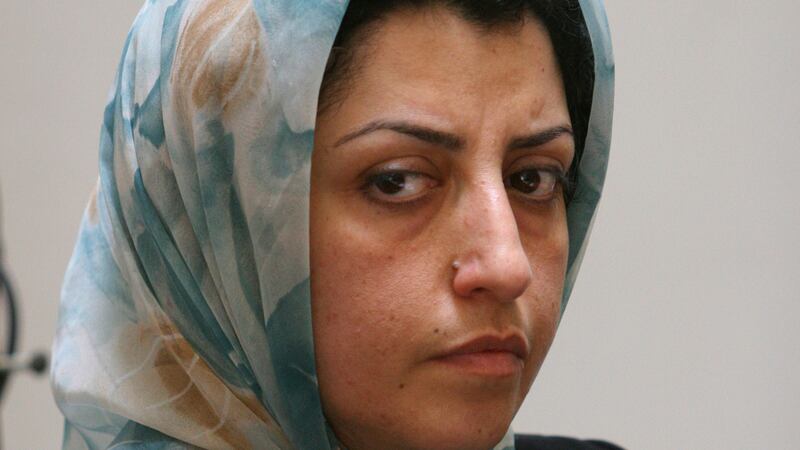 Narges Mohammadi has begun hunger strike over a lack of access to medical treatment while imprisoned in Iran (AP Photo/Vahid Salemi, File)