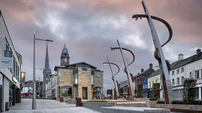 Lisburn City Centre public realm improvements is part of a &pound;5 million transformation of the city centre featuring a regenerated Market Square 