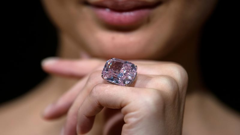 Pink diamonds are rare and coveted gems (Victoria Jones/PA)