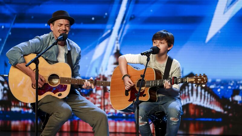 Tim and Jack Goodacre moved the judges to tears with their audition.