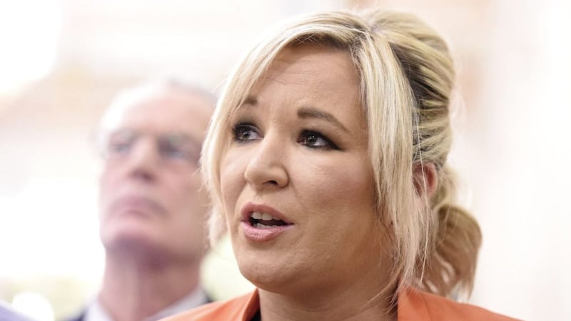 Michelle O'Neill said Sinn F&eacute;in is 'disappointed that there has been no significant progress or investment made by the BBC to extend their coverage'. Michael Cooper, Press Association