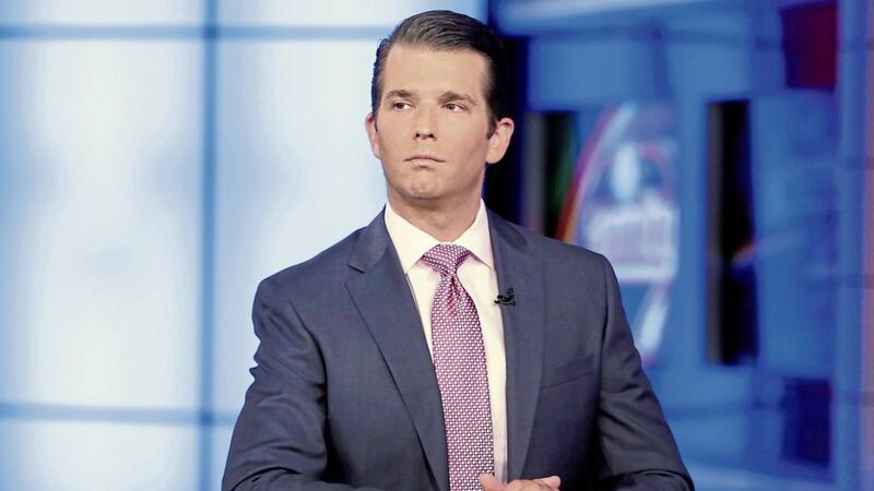 Donald Trump jnr posted a series of email messages to Twitter showing him eagerly accepting help from what was described to him as a Russian government effort to aid his father&#39;s campaign with damaging information about Hillary Clinton. Picture by Richard Drew, Associated Press 
