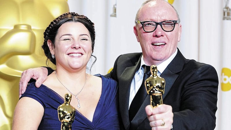 In 2011, Co Down father and daughter, Oorlagh George and Terry George won an Oscar in the Best Live Action Short category for The Shore, which was filmed in Killough. Picture by Ian West/PA Wire 