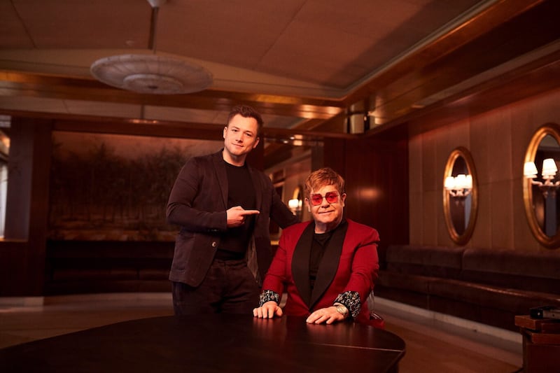 Sir Elton John and Taron Egerton 