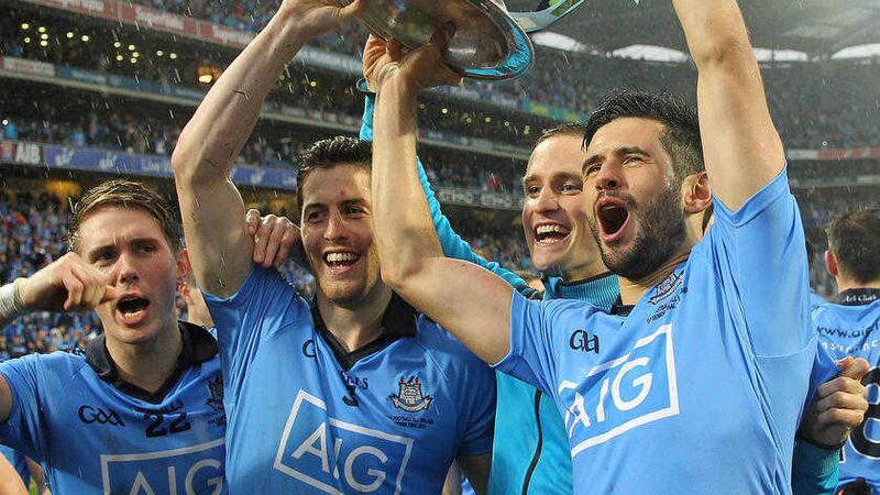 Dublin's players celebrate their All-Ireland final win over Kerry at Croke Park<br />Picture: Philip Walsh